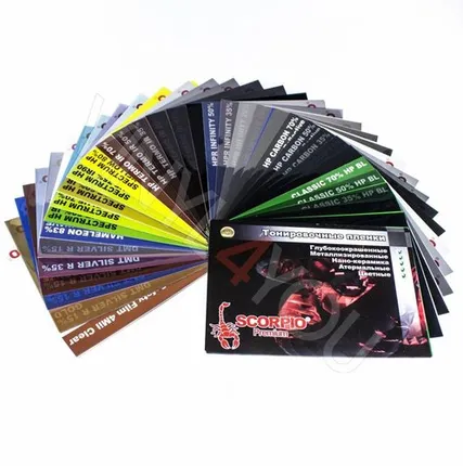 Фото №0 Образцы тонировочной пленки Scorpio Premium