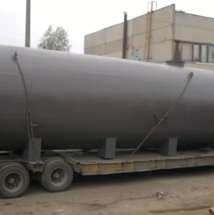 Фото №1 Резервуар стальной горизонтальный (РГСН, РГСП) 25м3