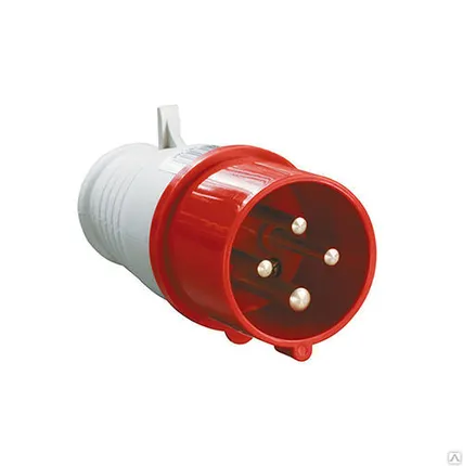 Фото №0 Вилка ИЭК 16А 3P+PE 380В IP44 ССИ-014