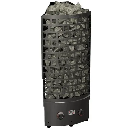 Фото №0 Печь для сауны Sawo Aries ARI3-45NB-CNR-BL-P (угловая, со встроенным пультом, чёрная)