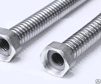 фото Подводка гибкая для газа сталь нерж M1/2"-H1/2" L=3,0 м сильфонная Tuboflex