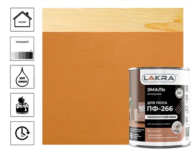 фото Эмаль Лакра ПФ-266, 1 кг золото-коричневая