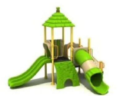 фото Соломенный городок для детских площадок VO.DC.003