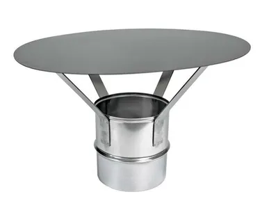 фото Зонт "Дымок" на патрубке D100, AISI 439 (0.5)