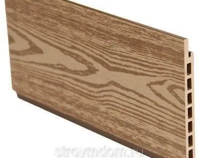 фото Фасадные панели из ДПК