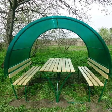 Фото №0 Беседка дачная без досок