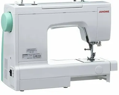 фото Швейная машина Janome SE 7522, белый/бирюзовый