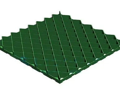 фото Решетка газонная Gidrolica Eco Pro РГ-60.60.4 - пластиковая зеленая