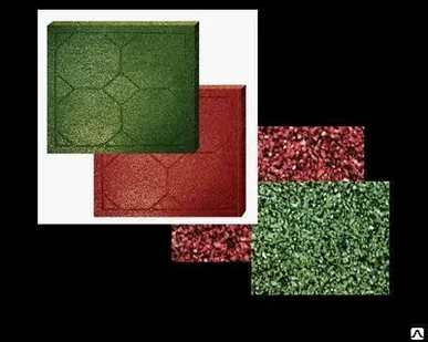 фото Руллоное резиновое покрытие «Резипол» АНТ Комби Стандарт Колор 16 мм