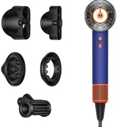 Фото №0 Фен Dyson Supersonic HD16, синий+топаз