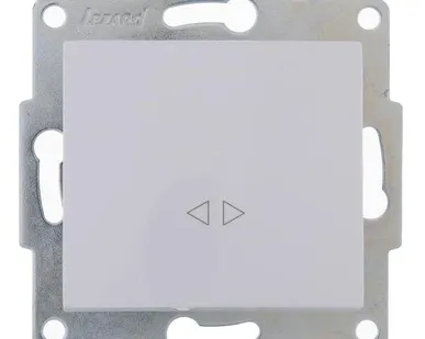 фото Механизм выключателя промежуточного 1-кл. 2п СП Karina 10А IP20 бел. LEZARD 707-0288-107