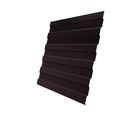 Фото №0 Профнастил С8А Grand Line 0,5 Quarzit Pro Matt RAL 8017 шоколад