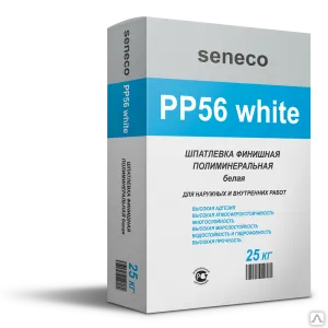 Фото №0 Seneco PР 56 white  Шпатлевка финишняя полимерная белая (20кг)