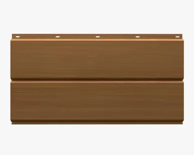 фото Сайдинг Потолочно-фасадная панель «Софит» покрытие 3D темный темный бук Россия, эконом, 0.4-0.45 мм