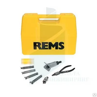 Фото №0 Ручной отбортовщик/расширитель REMS Hurrican X (набор) 3/8-1/2-5/8-3/4-7/8”