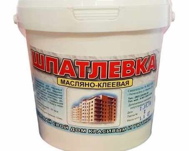фото Шпаклевка МАСЛЯНО-КЛЕЕВАЯ 1.5 кг