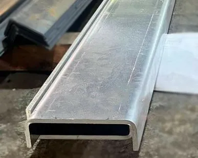 фото Гибка алюминиевого листа