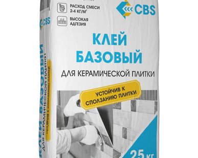 фото Клей для плитки CBS Базовый 25кг