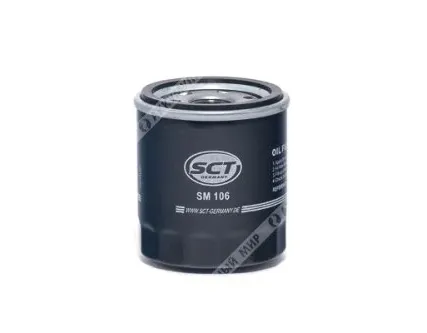 Фото №0 Фильтр масляный SCT SM106 (W68/3, GB-1064, LC-170) TOYOTA / GEELY