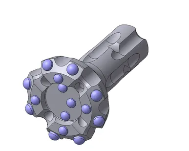 фото Коронка буровая для пневмоударника П110Р-2,8 ; П110А-3,2; КНШ-110П.22.101