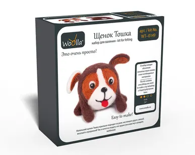 фото "Woolla" WT-0149 "Щенок Тошка" набор для валяния .
