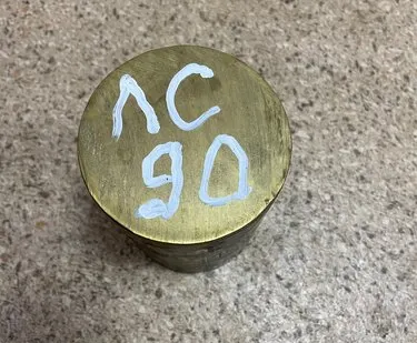 фото Круг латунный 90 мм