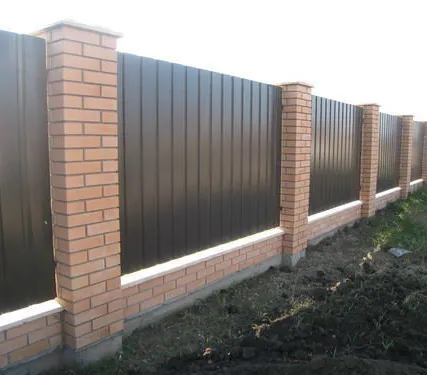 Фото №0 Строительство заборов