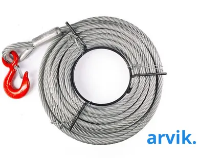 фото КАНАТ 40 м для лебёдки TOR МТМ 5400 5,4 т (тип ZNL) 
d=20мм