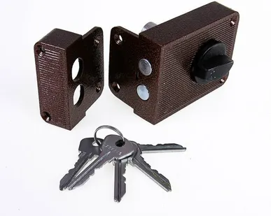 фото ЗАМОК НАКЛАДНОЙ ЗЕНИТ ЗН1-3 (МЕДЬ)