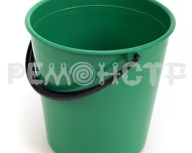 фото Ведро пласт 10л ЮниПласт салатовое (30) (ВМ)