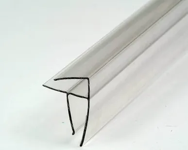 фото У профиль 4-6, 8-10 мм прозрачный (угловой)