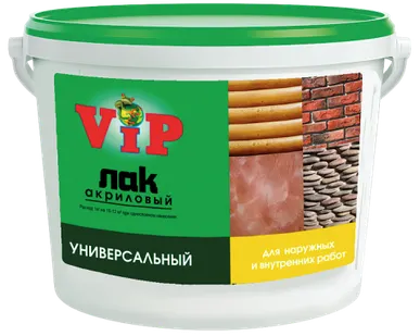 фото Лак акриловый VIP универсальный 10 кг