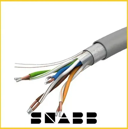 Фото №0 Кабель витая пара F/UTP 4x2x24 AWG Cat5e CU PVC 305 м ЭРА