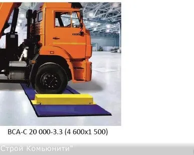 фото Автомобильные весы Весы для поосного взвешивания ВСА-С 20000-3.3