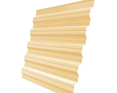 фото Профнастил НС-35 0,5 Zinkel RAL 1014 слоновая кость