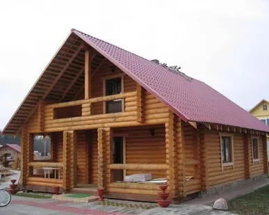 фото Срубы домов и бань из архангельской сосны