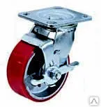 Фото №0 Колесо большегрузное Поворотноез, полиуретан, d150 мм