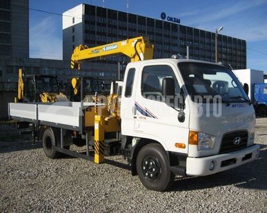 фото КМУ HD- 78 + SOOSAN SCS333, борт.ал. 6.0 м (по ПТС 3036RB)