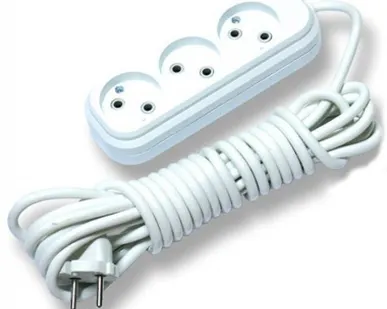 фото Удлинитель 3-местн. 3м 10А, без з\к