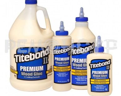 фото Клей столярный влагостойкий Titebond Premium II Wood Glue прозрачный