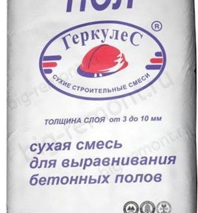 Фото №0 Самовыравнивающийся пол "Геркулес", 25 кг