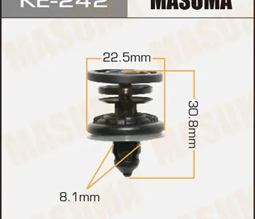 фото Клипсы Masuma KE242