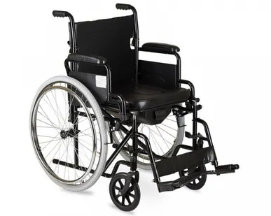 фото Кресло-коляска Армед Н 011А с санитарным оснащением активного типа 