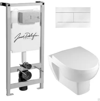 Фото №0 Комплект Jacob Delafon Odeon Up E5504-NF+E4764-00+8409K+E4316-00 Jacob Dela