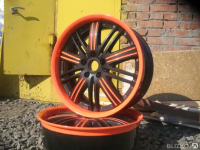 Фото №0 Окраска автомобильных дисков