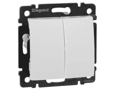 фото Механизм переключателя на 2 направления 2-кл. СП Valena 10А IP31 250В бел. Leg 774408