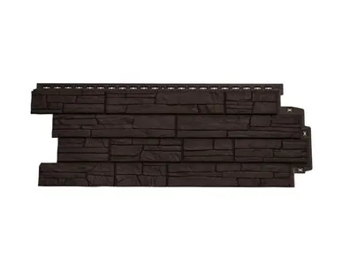 фото Фасадная панель Сланец Коричневый 395х975мм (0,385м2) Grand Line