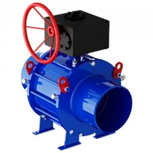 Фото №0 Кран шаровой 11с67п СП под приварку 50 (PN16) с редуктором