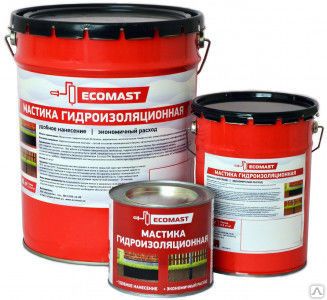 фото Мастика гидроизоляционная ECOMAST
