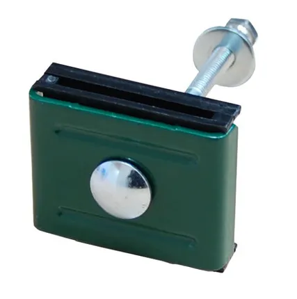 Фото №0 Крепление Скоба и болт М6х110 RAL 6005 зеленый мох СПЛАВ ПРОФИЛЬ